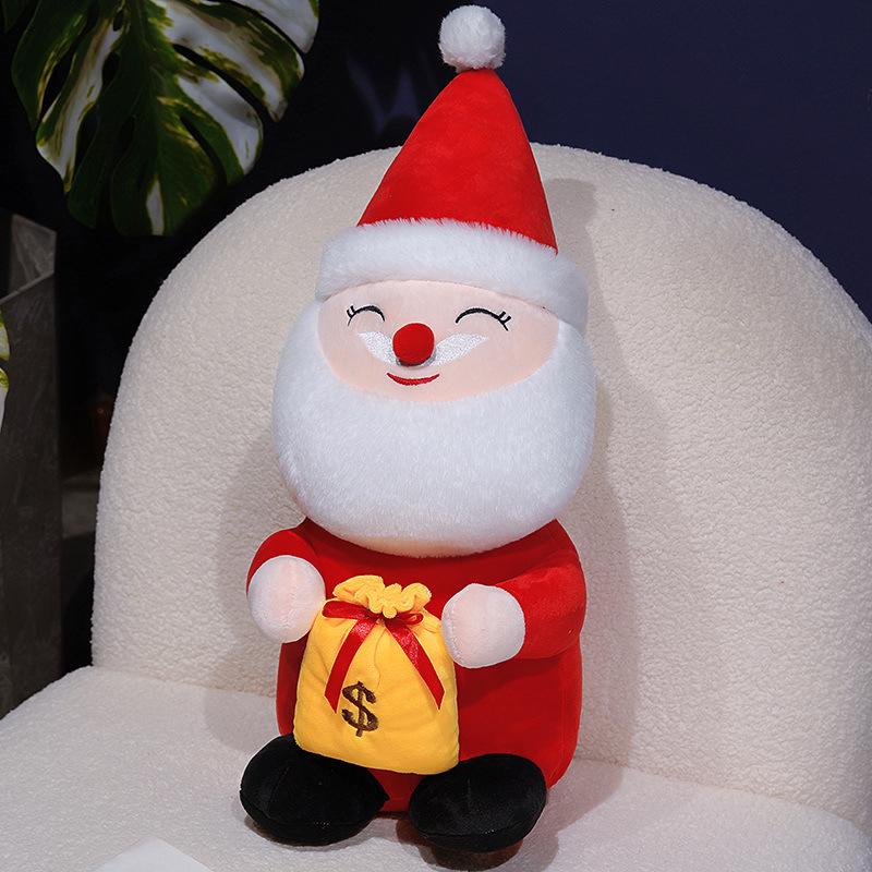 Cross-border Cute Santa Claus Plush Doll - Christmas Children's Ornament