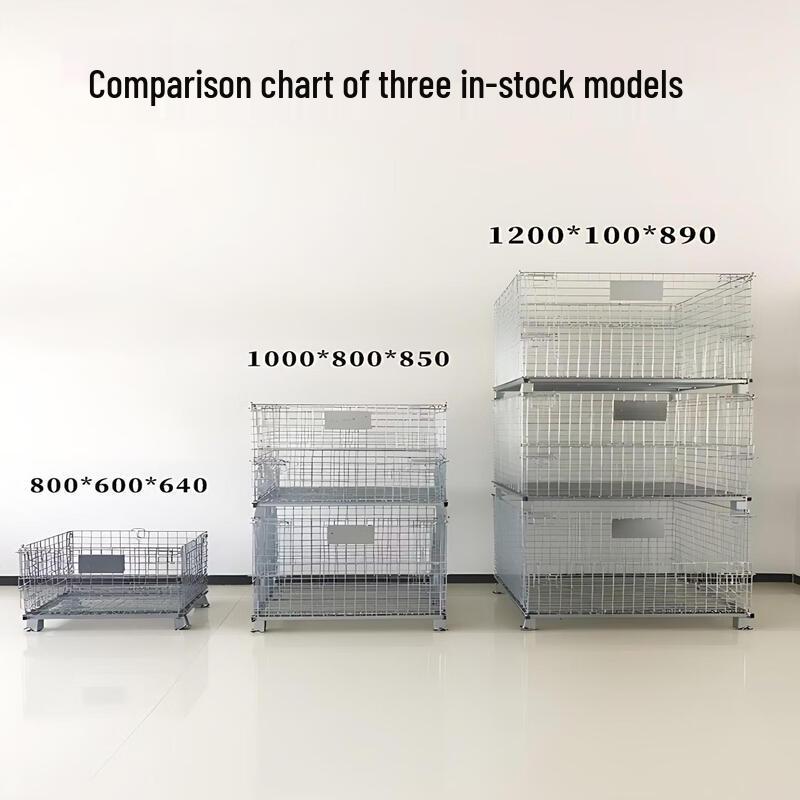 Industrial Folding Wire Mesh Storage Cage