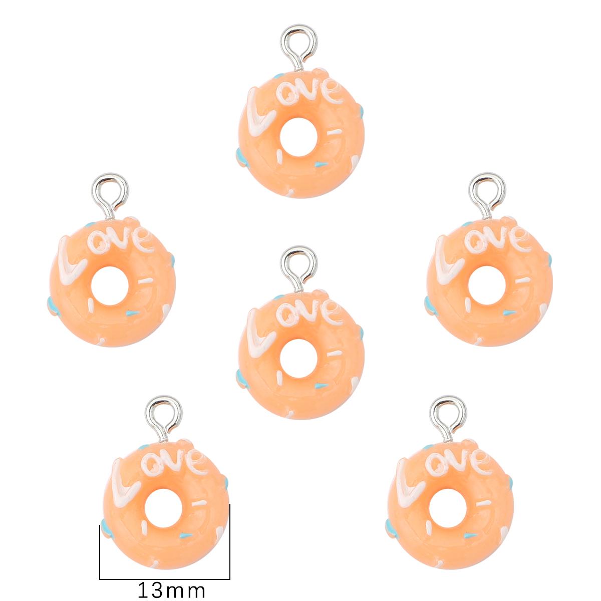 

4 шт., модная подвеска из смолы, милая собака, медведь, пчела, подвески в виде мороженого для ожерелья, браслета, сделай сам, изготовление ювелирных изделий