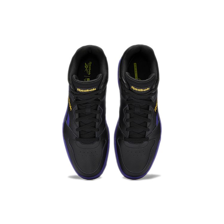 Reebok Royal BB 4500 High 2 Black Always Yellow Bold Purple Men Sneakers Footwear-Black GV8593