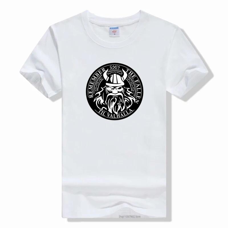 Summer T-shirt Sports T-shirt Vikings T-shirt Plus Fashion Breathable cotton t Shirt funny Short Sleeve t shirt