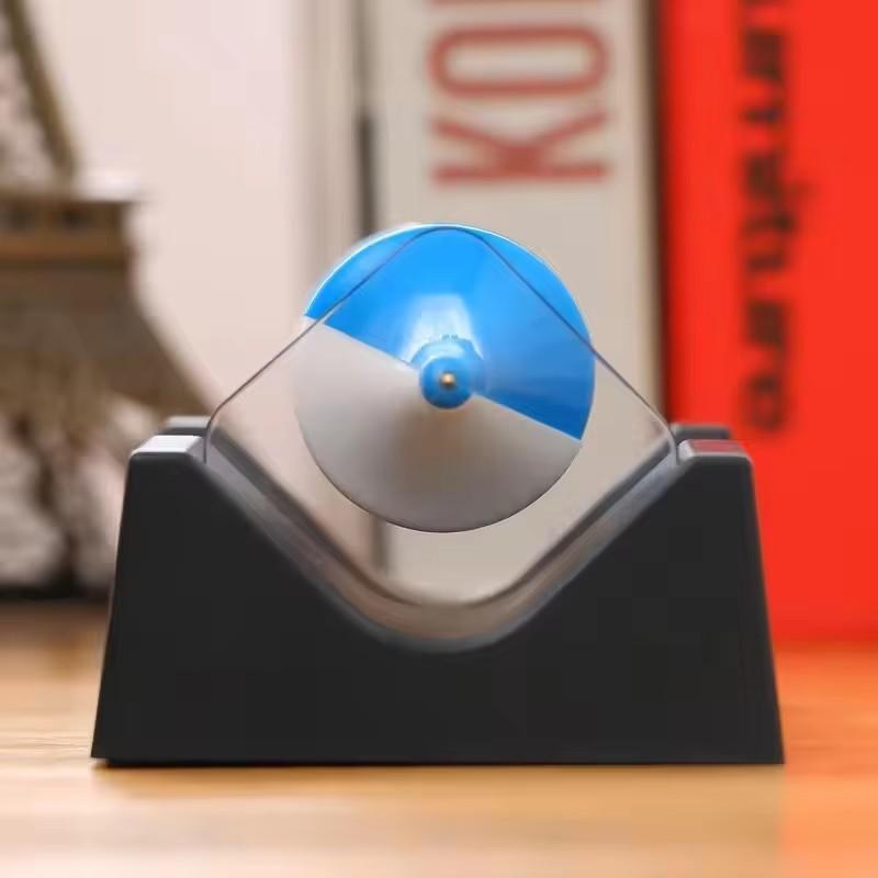 Perpetual Motion Machine Magnetic Suspension Rotating Roller Home Decoration No Battery Desktop Ornament Science Experiment Toy