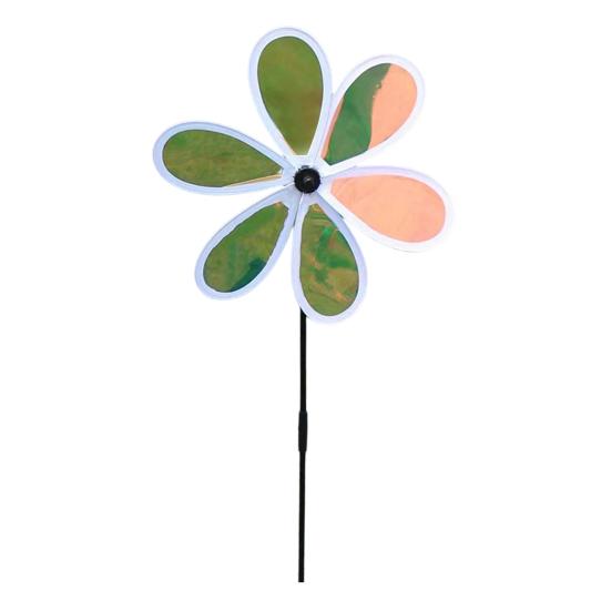 Colorful Windmill Ornaments for Garden and Yard Decorative Double Layer 2
