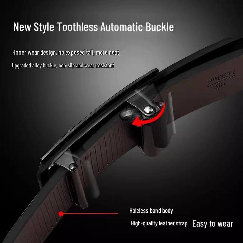 Trendy Men's Ratchet Belt: Versatile Business & Casual Style