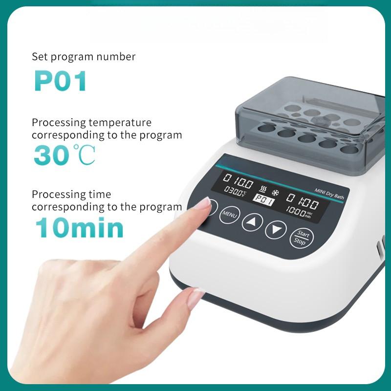 Intelligent Mini Dry Bath Incubator Laboratory Constant Temperature Heater Incubation Shaker With Heating Block