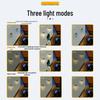 Solar Outdoor Wall Light with Human Body Sensor, Three Modes, Tungsten Filament, Waterproof for Garden or Villa Night Lighting.