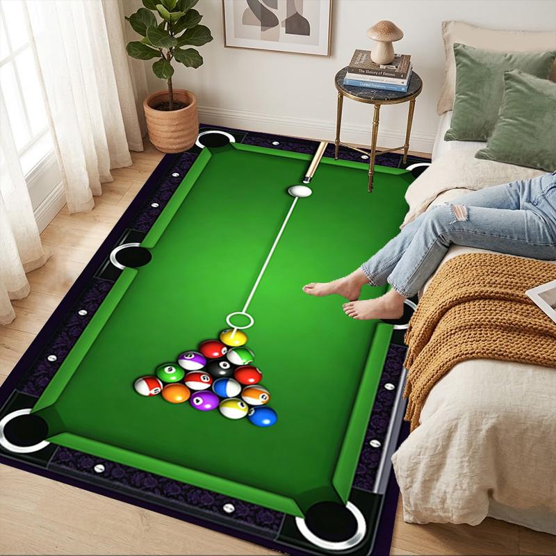 Pool Game Living Room Nonslip Area Rug Soft Carpet For Bedroom Game Playroom Sofa Office Home Decor Doormat Christmas Gift C9302214