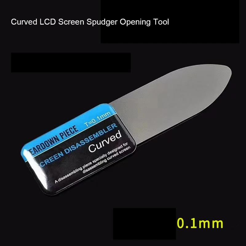1-5 Pièces 0.1mm Tablette Téléphone Mobile Écran LCD Courbé Spudger Outil d'Ouverture Levier Carte Ultra Mince Flexible Démontage MétalAcier