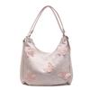 2026 Hot Sale Butterfly Appliques Chinese Style Zipper Shoulder Bags Fashionable Large Capacity Versatile Women's Crossbody Bags