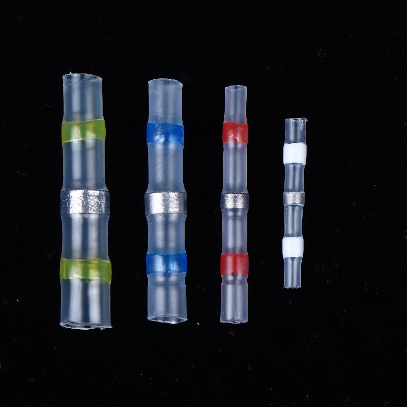 50/70/100 st Elektrisk Koppartejp Lödstrumpa Vattentät Lödningstätning Tennring Värmekrympande Stumtrådskontakt Terminal