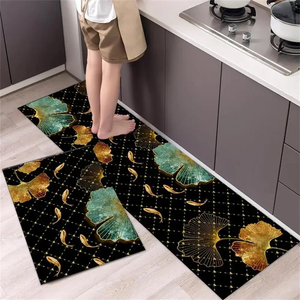 Kitchen Carpet Mats for Floor Bedroom Living Room Long Bedside Area Rug Soft Washable Carpet Anti Slip Bathroom Entrance Doormat