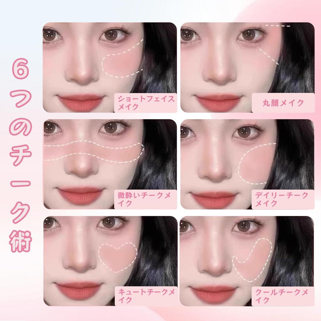 Blush Mus Tekstur Lett og Delikat Pudderblush Type Populær Naturlig Finish Anbefalt for Nybegynnere Elegant Matt Tekstur Dyp