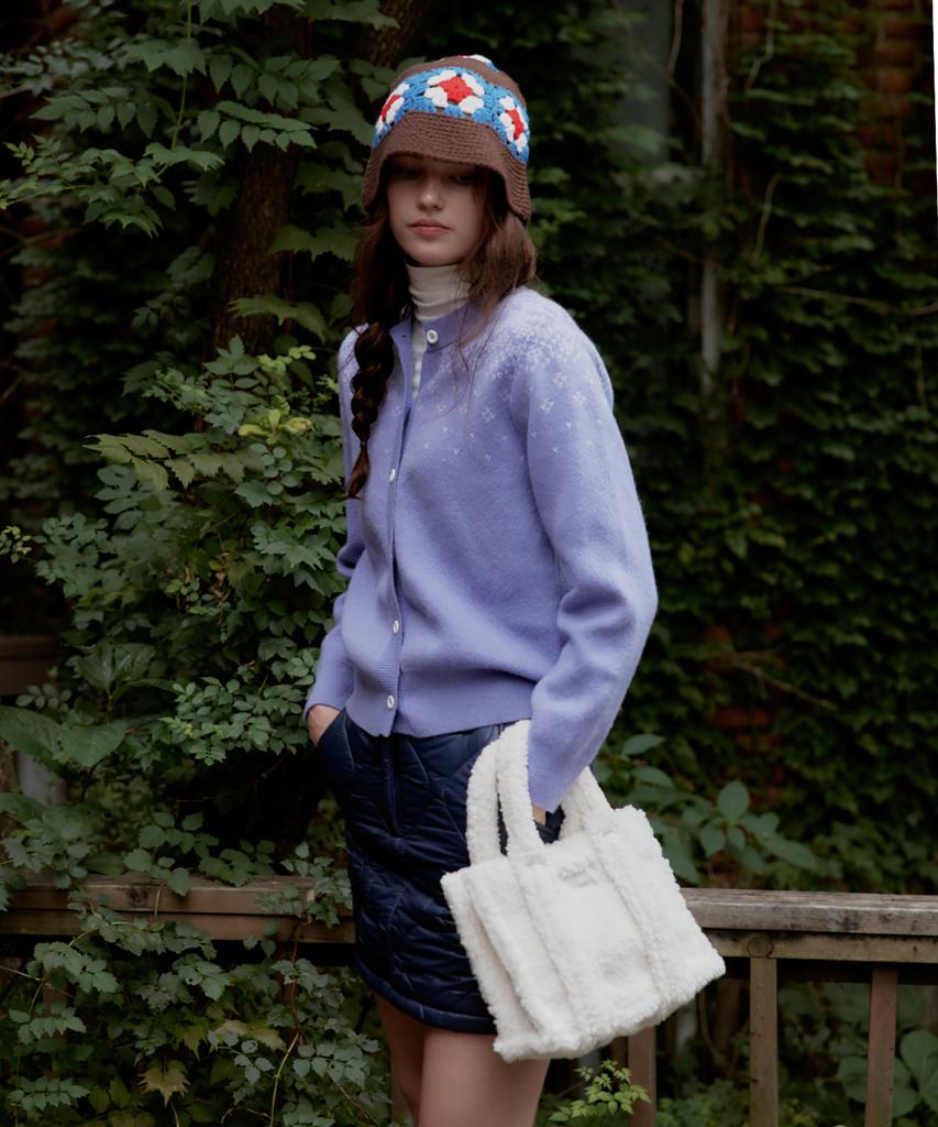 Studio&Parc Shearing Tote Bag_White