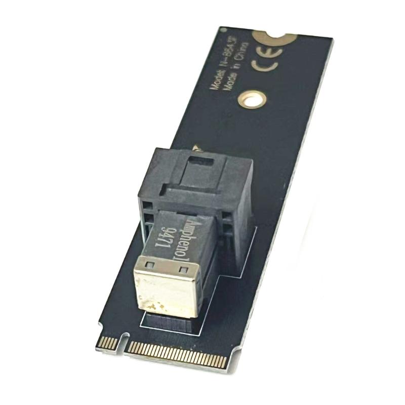 PCIe NVMe M.2 Disk Drive To U.2 SFF-8643 Converter Card Enabling Fast Speed Data Transfer For Desktop Motherboards