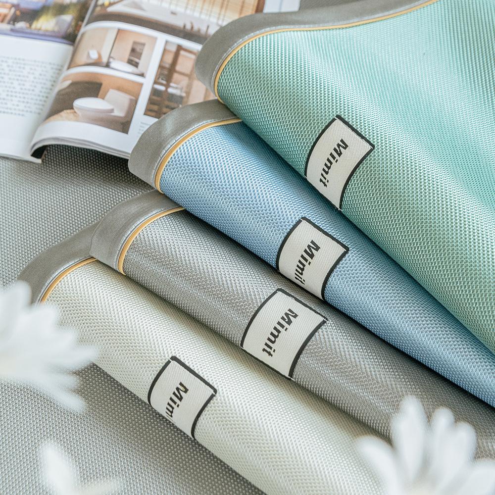 Cool Feeling Summer Sofa Slipcover Ice Silk Cold Sofa Towel Non-Slip Sectional Couch Cover Furniture Protector for Living Room
