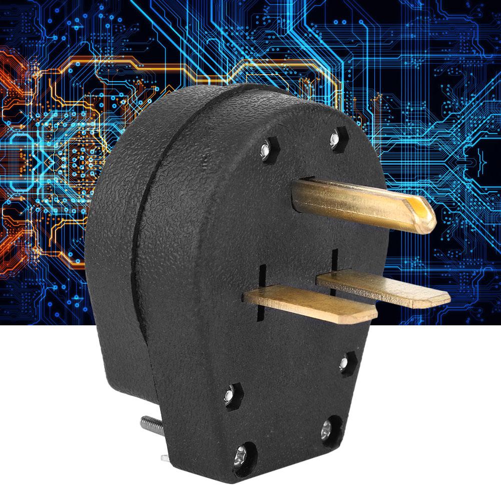 NEMA 630P  Industrial Grade Large Power Nylon&Brass 3 Core Power Plug