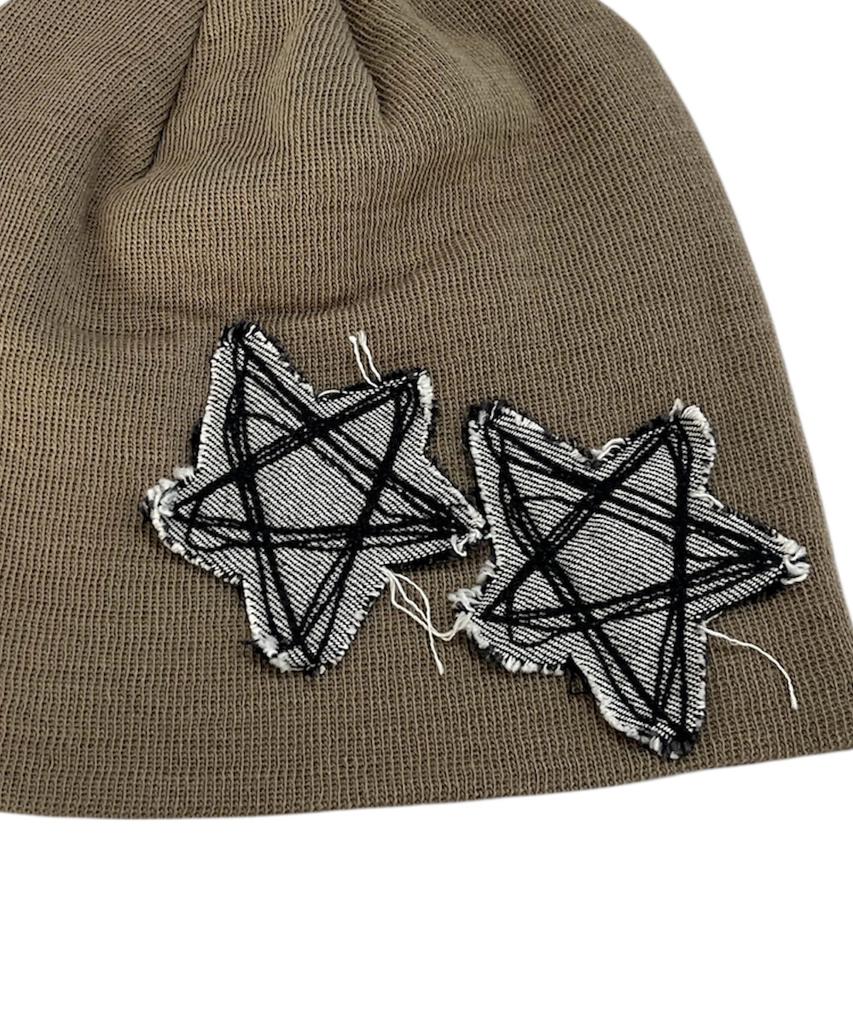 SK8ER ROCK Doodle Beanie ((Latte))