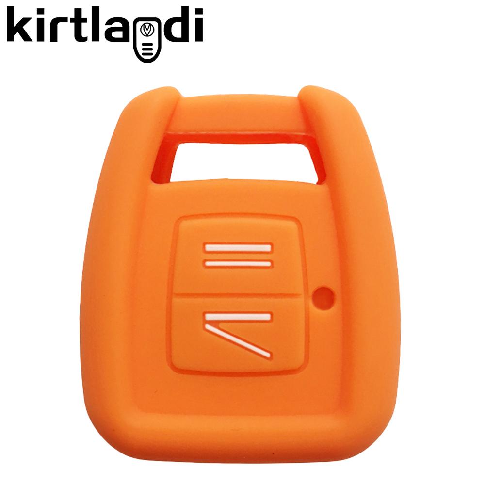 Silicone Key Cover Shell Remote Car Key Case for Opel Astra G Zafira FRONTERA B Vectra 2/3 Button Key Protection Jacket Cap Fob