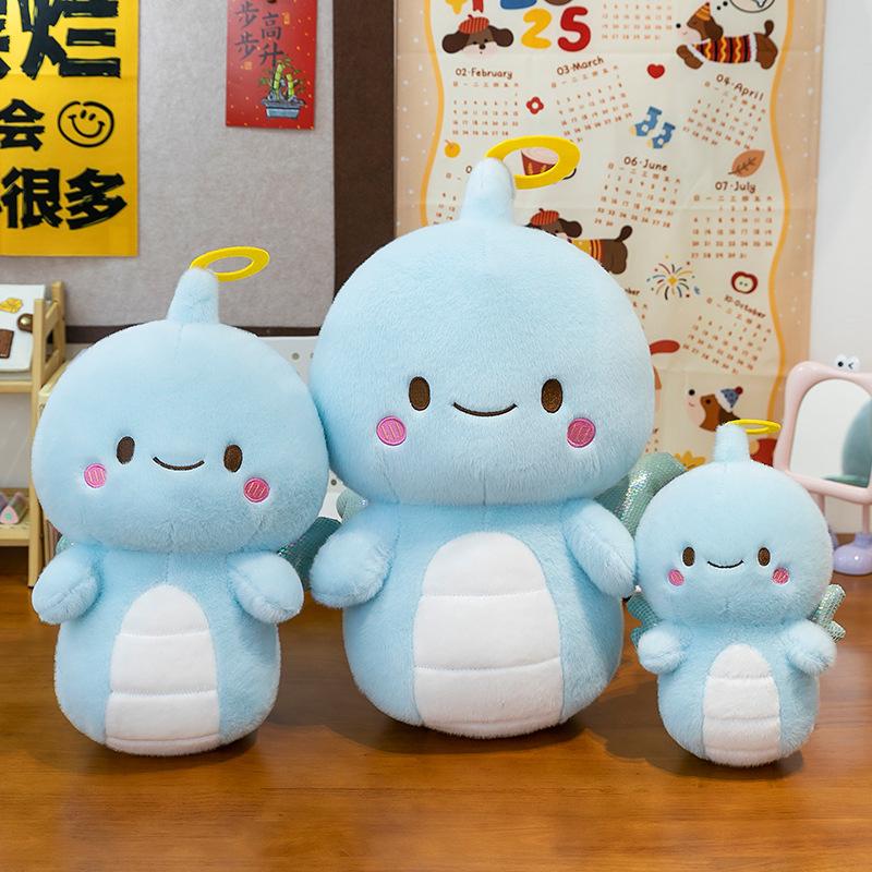 New Angel Dolphin Plush Toy Doll Cute Marine Animal Pillow Doll Children's Birthday Gift