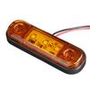 1/2/10pcs 12V 24V 3 LED Side Marker Lights Car External Lights Warning Tail Light Signal Brake Lamps for Truck Trailer Lorry Bus