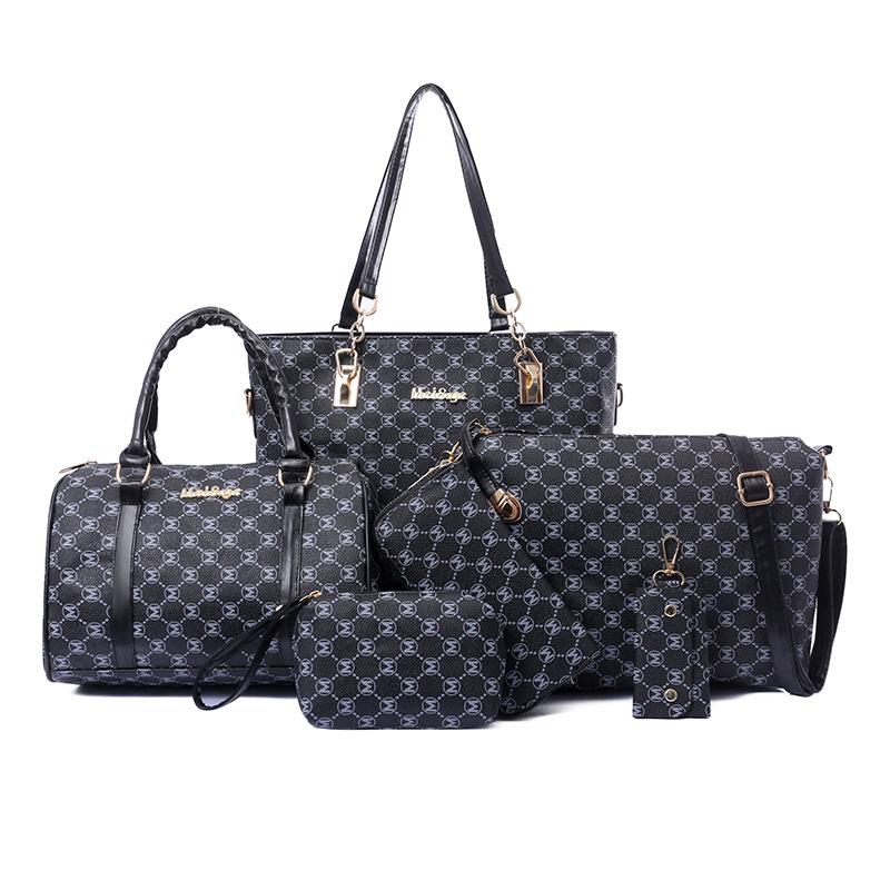 Neue Damentasche modisch trendig bedruckt Mutter-Kind-Tasche tragbar Schulter Umhängetasche Damen Tasche Buchstaben große Kapazität Tragetasche