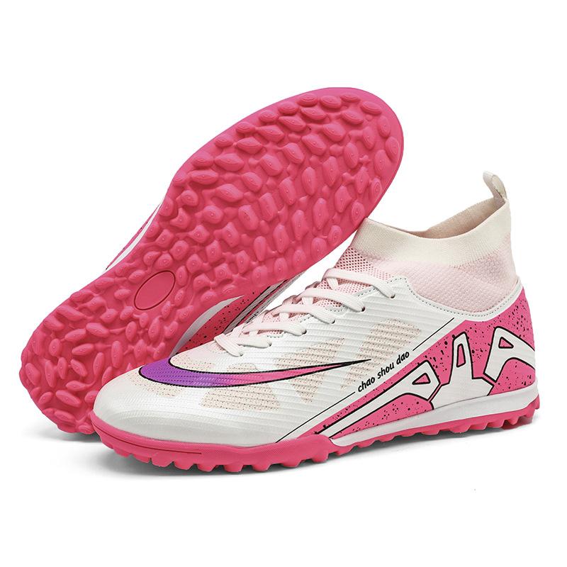 New football shoes Competition grade football shoes Men's high-top spikes Student training shoes Football game sports shoes