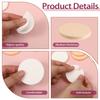 12PCS Round Makeup Sponges for Foundation, Facial Powder Puff Makeup Pads for Liquid Foundation Cream Powdes Concealer Blending Cosmetic Sponges for