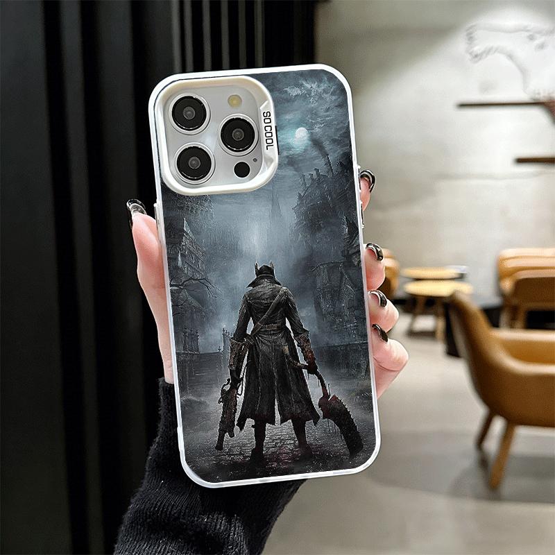 B-Bloodborne Game Soft Phone Case for iPhone 15 16 17 Pro Max 17Air 16E 14 Plus 13 12 Mini Shockproof Cover Back Shell