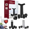 Vacuum Wine Stoppers Vacuum Pump Wine Stoppers with 4 Reusable Wine Bottle Stoppers Sealer Keeps Wine Fresh Up To 7 Days 7