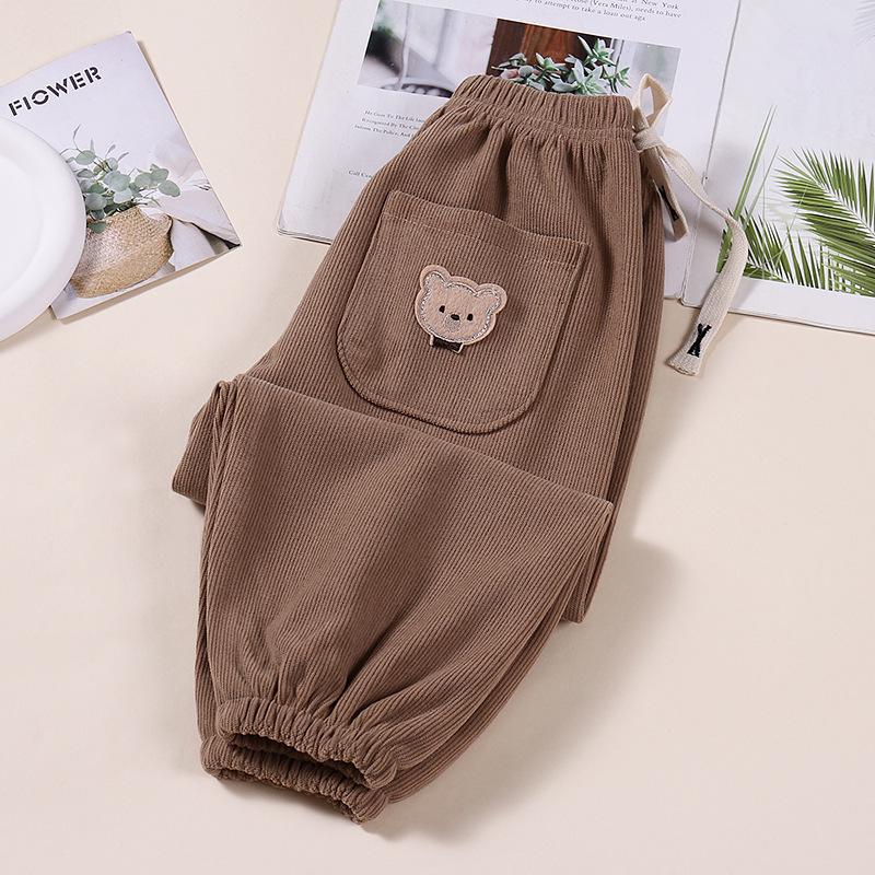 Spring & Autumn Corduroy Pants for Kids: Trendy Casuals for Boys & Girls Aged 1-15