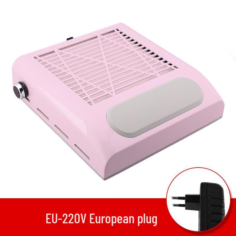 Japanese-Style Nail Vacuum Cleaner with Adjustable Speed, 80W, Includes Filter and Hand Pad