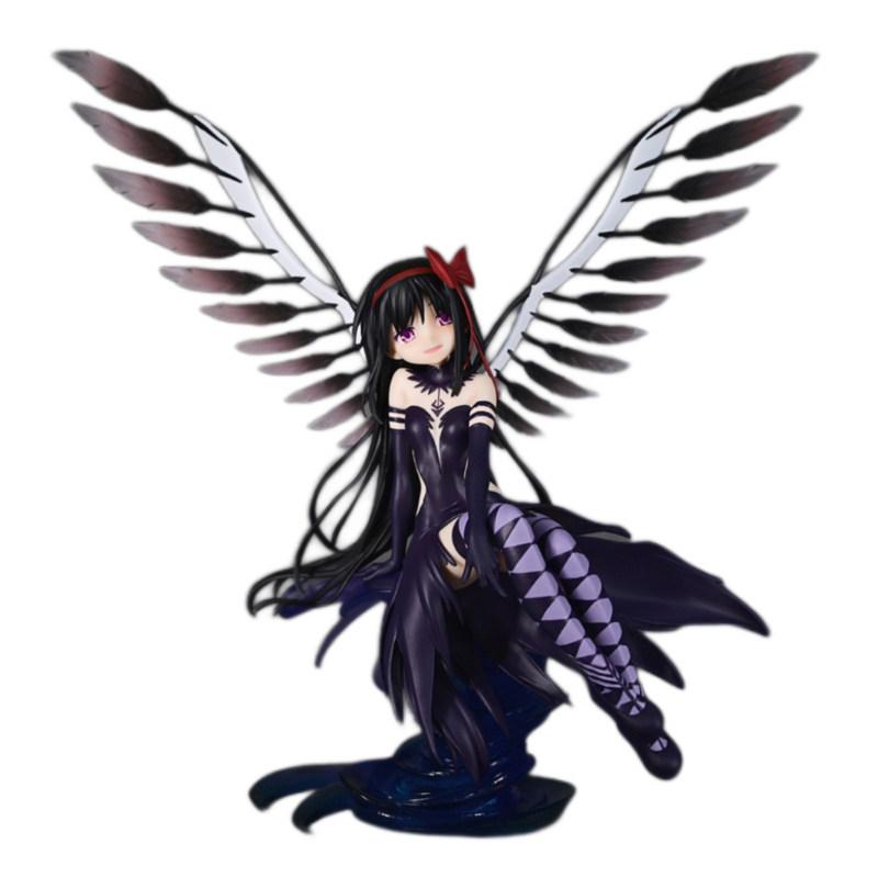 

Puella Magi Madoka Magica Akemi Homura Devil Gk Figure Cute Anime Girl Desktop Statue Decor For Otaku Secondary Dimension Fans (As shown-18275)-