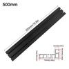 Aluminium 75 Type Miter Track T-Slot T-track Backer Sliding Brackets 300-600mm