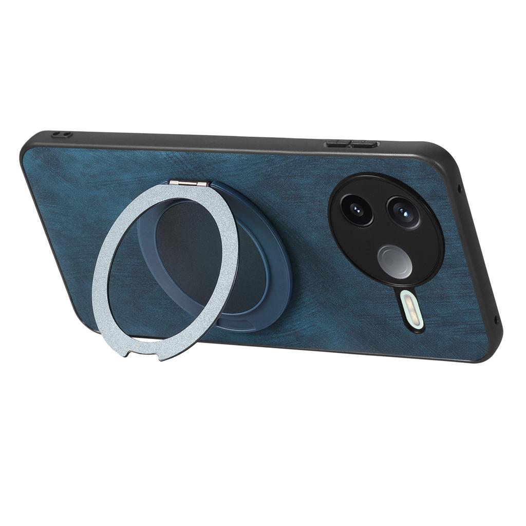 Pro Xiaomi Poco F7 Pro 5G/Xiaomi Redmi K80 5G Pouzdro na telefon s otočným stojánkem, úleva od stresu, retro kožený zadní kryt