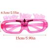 Cosplay LED Light Up Square Eyewear For Adults Kids Costume Accessories New Year Eve Party Decoration Supply