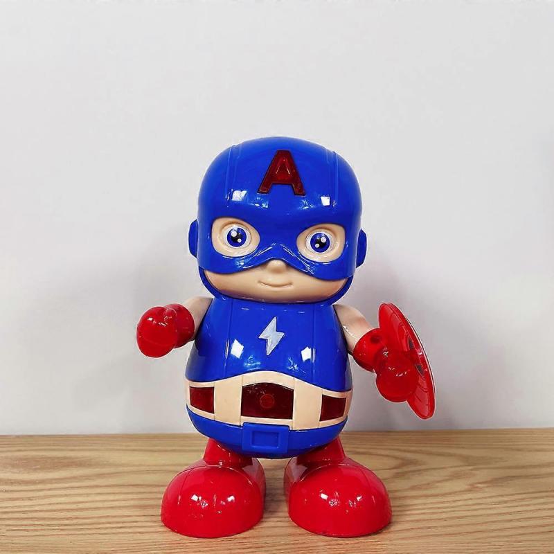 Rolig Dansande Docka Musik LED-Ljus Blinkande Elektronisk Dansande Robot Barn Baby Leksak Gåva