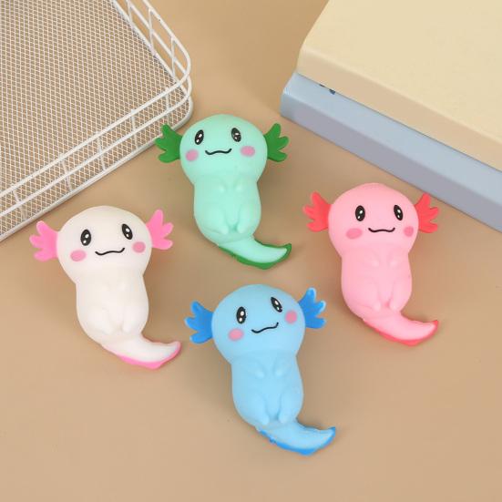 Cartoon Salamander Squeeze Toy Stress Relief Salamander Stress Ball Sensory Toy Decompression Animal Fidget Toy Party Favors