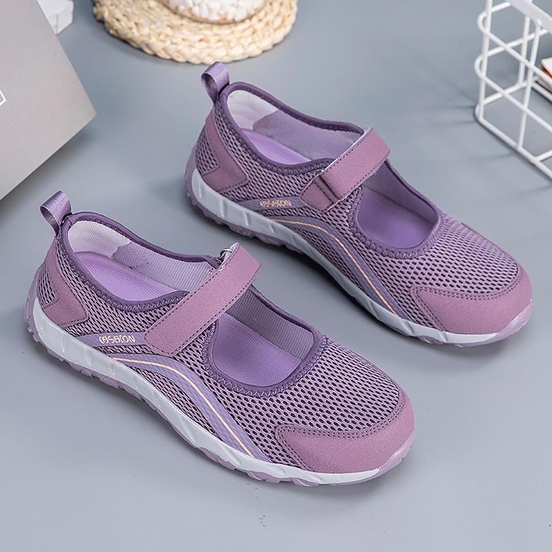 Mesh Breathable Walking Shoes for Women Breathable and Non Slip Casual Fitness Shoes 2026 Comfortable and Lightweight Flat Shoes