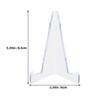 6pcs Trading Card Display Stand Sports Cards Rack Baseball Card Holder Trading Card Shelf Clear Mini Easel Stand for Baseball Trading Cards