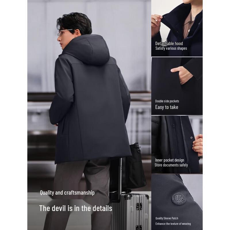 BOSIDENG B250244157 Hooded Down Jacket