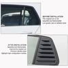 2PCS Car Rear Window Shutter Cover Trim Window Louver Side Vent Trim For GOLF 7 GOLF 7.5 MK7/7.5 GTI GTD R MODELS Accessories