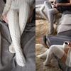 Thick Women's Socks Winter Warm Over Knee Long Socks Trendy Knitted Stockings  Gift