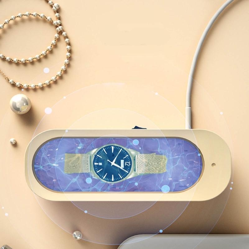 Effective  Cleaner Compact  Cleaning Device Rechargeable Professional Household Jewellery Cleaner