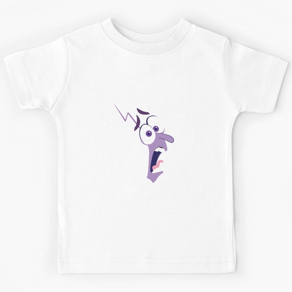 Fear Inside Out Design PNG Kids T-Shirt 110