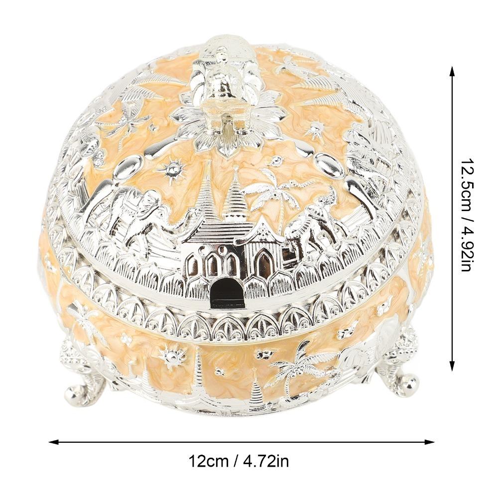 2pcs Glass Sugar Pot Zinc Alloy Decorative Sugar Bowl Sugar Bowls Sugar Container Home Decor