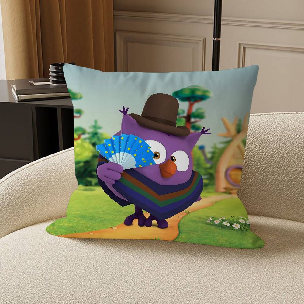 Cartoon S-Smeshariki Pillow Gift Home Office Decoration Bedroom Sofa Car Cushion Cover Case 45x45
