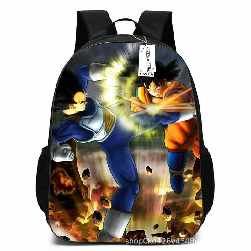 Dragon Ball 2 Backpack Animated Characters Children Elementary School Bag 1-3-6 Grade Computer Bag