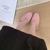 Fashion Bailamos Fashion Round Toe  Ballet Flats Woman Soft Loafers Ladies Brand Design Mary Jane Shoes Mujer Size35-40ujer