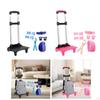 Backpack Trolley Set Hand Cart Compact 2 Wheels with Rain Cover Truck Wheeled for
