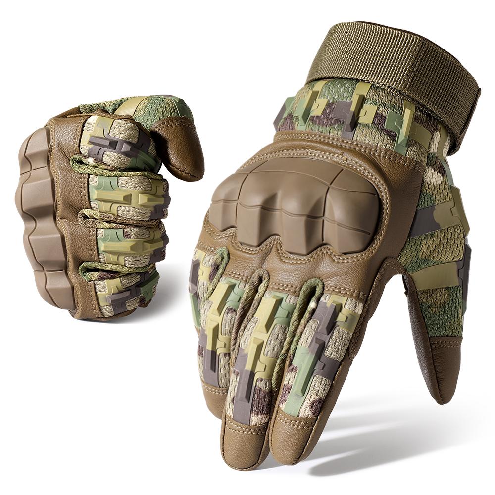 Outdoor Gloves Touch Screen Hard Shell Non-slip Protective Gear for Sports Hiking Climbing Hunting Cycling Motorcycle